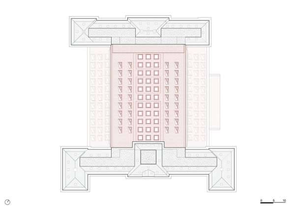 KAAN Architecten presenta B30 Planta de Azotea : Drawing © KAAN Architecten