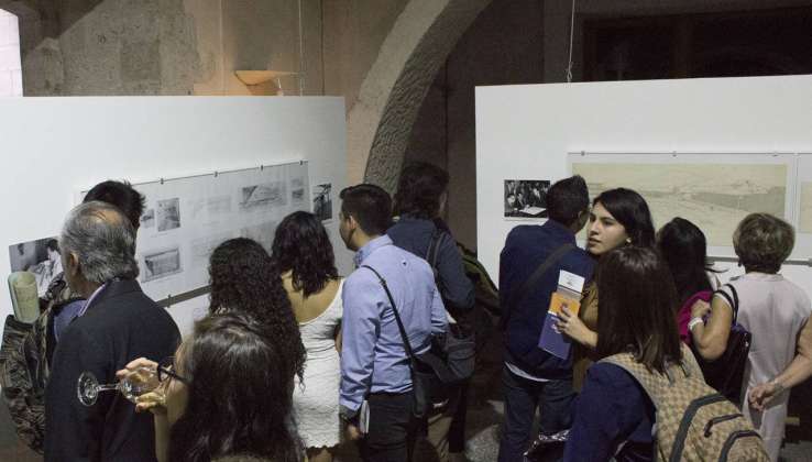 Muestra "Teodoro González de León. Dibujos en Perspectiva" en El Colegio Nacional : Fotografía © El Colegio Nacional