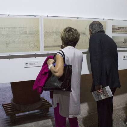 Muestra "Teodoro González de León. Dibujos en Perspectiva" en El Colegio Nacional : Fotografía © El Colegio Nacional