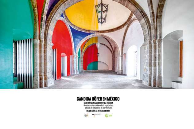 Candida Höfer en México en el Antiguo Colegio de San Ildefonso : Cartel © Goethe Institut Mexiko, cortesía del © Antiguo Colegio de San Ildefonso