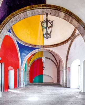 Candida Höfer en México en el Antiguo Colegio de San Ildefonso : fotografía cortesía de © Cultura UNAM