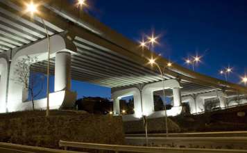 Distribuidor Bicentenario, Querétaro, de SEPSA : Fotografía cortesía de © Grupo COMOSA