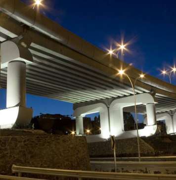 Distribuidor Bicentenario, Querétaro, de SEPSA : Fotografía cortesía de © Grupo COMOSA