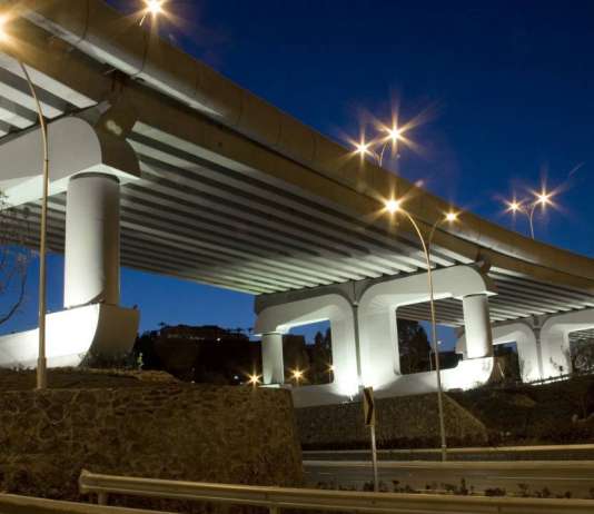 Distribuidor Bicentenario, Querétaro, de SEPSA : Fotografía cortesía de © Grupo COMOSA