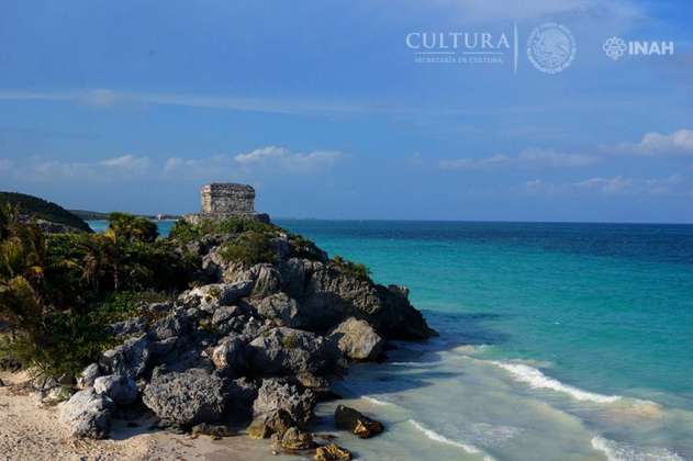 Sitio arqueológico de Tulum, en Quintana Roo : Foto © Mauricio Marat, INAH