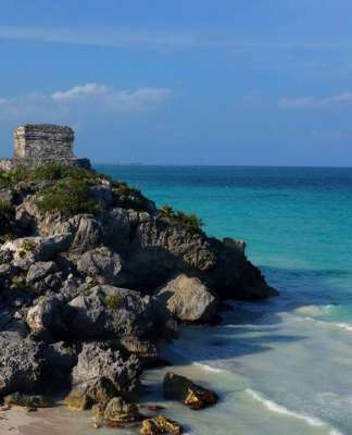 Sitio arqueológico de Tulum, en Quintana Roo : Foto © Mauricio Marat, INAH