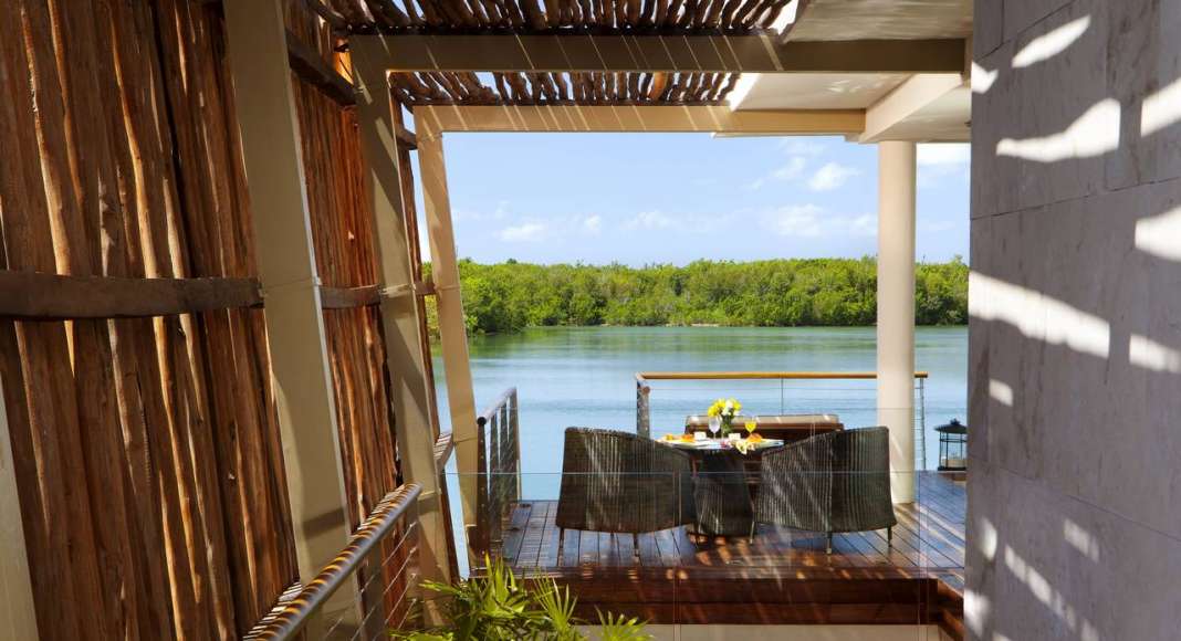 Rosewood Mayakoba Over Water Terrace View : Photo © Mayakoba Resorts