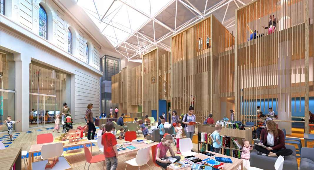 State Library Victoria Kids Quarter Vision 2020 : Render © Schmidt Hammer Lassen Architects
