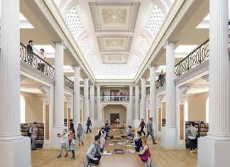 State Library Victoria Queens Hall Day Vision 2020 : Render © Schmidt Hammer Lassen Architects