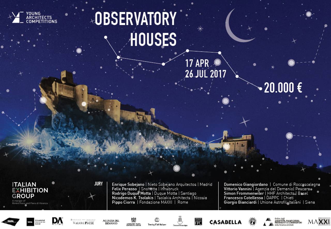 Young Architects Competitions (YAC) lanza el concurso Observatory Houses : Poster © YAC