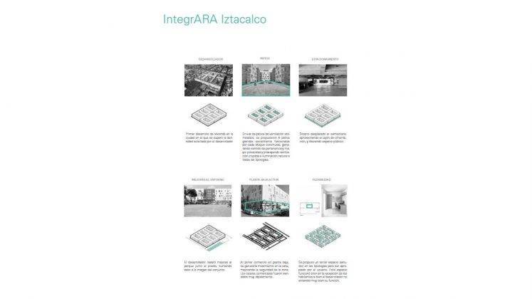 Proyecto de Vivienda Urbana IntegrARA Iztacalco diseñado por a | 911 : Gráfico © a | 911