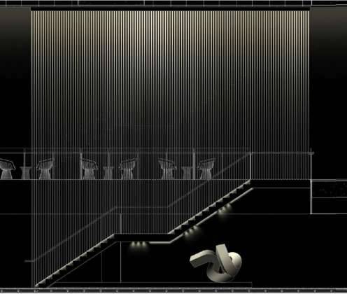 Corrs Chambers Westgarth Artistic Sketch - Stair : Photo credit © Electrolight