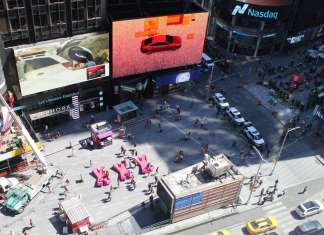XXX Times Square with Love by J.MAYER.H : Photo © Rob Kassabian
