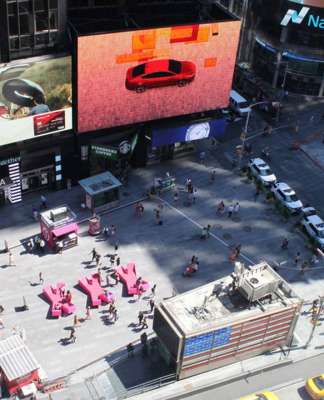 XXX Times Square with Love by J.MAYER.H : Photo © Rob Kassabian