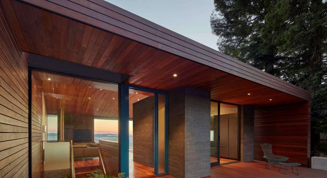 Skyline House Front Elevation by Terry & Terry Architecture : Photo © Bruce Damonte Photography