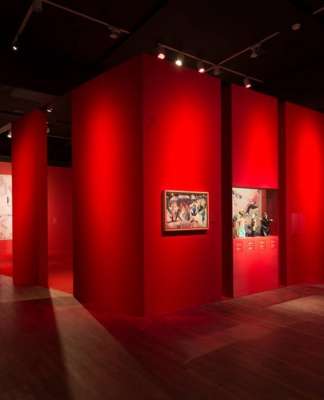 Chagall: Colour and Music en el Museo de las Bellas Artes de Montreal (MMFA) Exhibition "Chagall: Colour and Music" Montreal Museum of Fine Arts (MMFA) Menkès Shooner Dagenais LeTourneux Architects Photo credit: © SODRAC & ADAGP 2017, Chagall ® Photo MMFA, Denis Farley