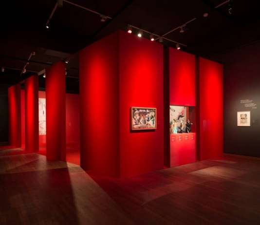 Exhibition "Chagall: Colour and Music" Montreal Museum of Fine Arts (MMFA) Menkès Shooner Dagenais LeTourneux Architects Photo credit: © SODRAC & ADAGP 2017, Chagall ® Photo MMFA, Denis Farley