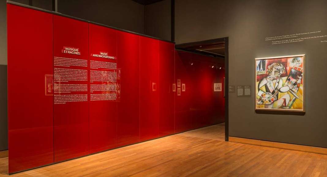 Exhibition "Chagall: Colour and Music" Montreal Museum of Fine Arts (MMFA) Menkès Shooner Dagenais LeTourneux Architects Photo credit: © SODRAC & ADAGP 2017, Chagall ® Photo MMFA, Denis Farley