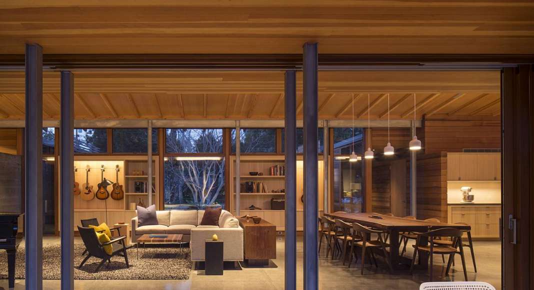 Los Altos Residence designed by Bohlin Cywinski Jackson : Photo © Nic Lehoux/Bohlin Cywinski Jackson