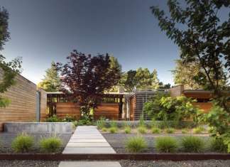 Los Altos Residence designed by Bohlin Cywinski Jackson : Photo © Nic Lehoux/Bohlin Cywinski Jackson