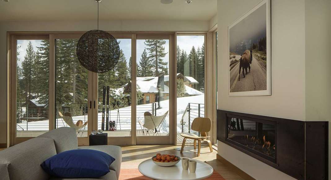 Stella Townhouses at Mountainside Northstar designed by Bohlin Cywinski Jackson : Photo © Nic Lehoux/Bohlin Cywinski Jackson