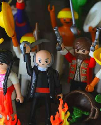Miguel Hidalgo, Ignacio Allende, José María Morelos, entre otros personajes de la historia de México, aparecen en el Arbol de la vida : Foto © Héctor Montaño INAH