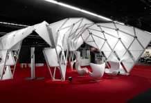 Prototype II, Techtextil, Frankfurt, Alemania, 2017 by UNStudio and MDT-tex : Photo © Olaf Becker