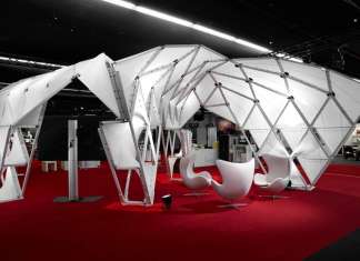 Prototype II, Techtextil, Frankfurt, Alemania, 2017 by UNStudio and MDT-tex : Photo © Olaf Becker