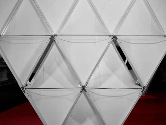 Prototype II, Techtextil, Frankfurt, Alemania, 2017 by UNStudio and MDT-tex : Photo © Olaf Becker