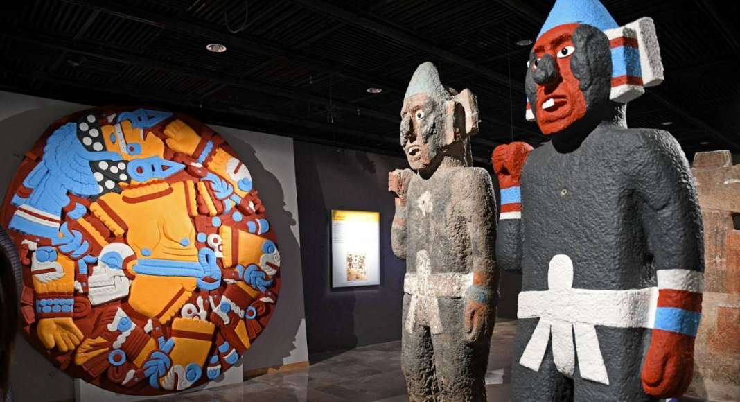 Nuestra sangre, nuestro color. La escultura polícroma de Tenochtitlan : Fotografía © Museo Nacional de Antropología