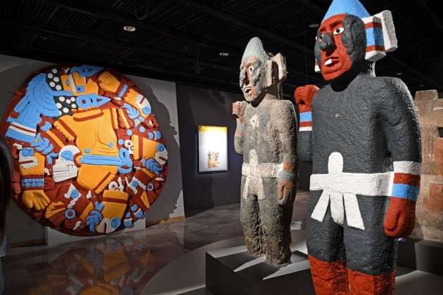 Nuestra sangre, nuestro color. La escultura polícroma de Tenochtitlan : Fotografía © Museo Nacional de Antropología