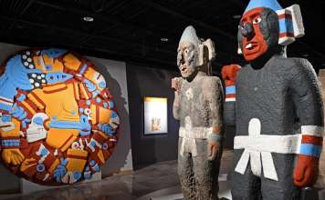 Nuestra sangre, nuestro color. La escultura polícroma de Tenochtitlan : Fotografía © Museo Nacional de Antropología