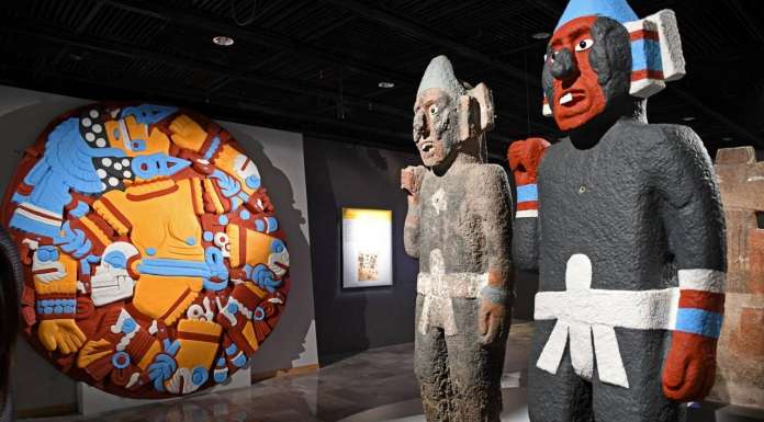 Nuestra sangre, nuestro color. La escultura polícroma de Tenochtitlan : Fotografía © Museo Nacional de Antropología