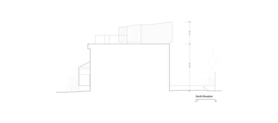 Fachada Norte Twelve Tacoma diseñado por Aleph-Bau en Toronto : Drawing © Aleph-Bau