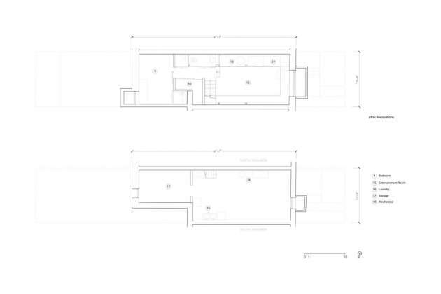 Planta Sótano Twelve Tacoma diseñado por Aleph-Bau en Toronto : Drawing © Aleph-Bau