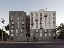 Proyecto de Vivienda Urbana IntegrARA Lázaro Cárdenas diseñado por a | 911 : Fotografía © Onnis Luque