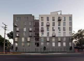 Proyecto de Vivienda Urbana IntegrARA Lázaro Cárdenas diseñado por a | 911 : Fotografía © Onnis Luque
