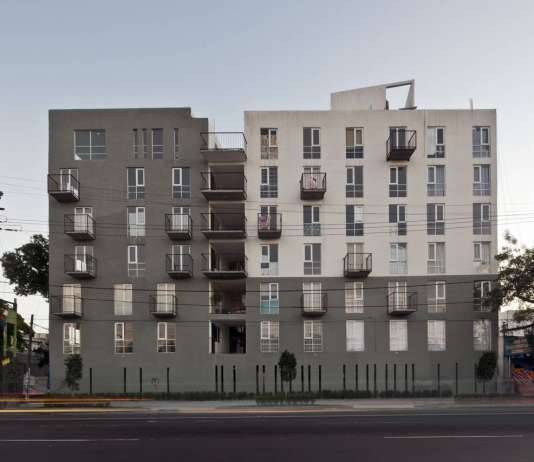 Proyecto de Vivienda Urbana IntegrARA Lázaro Cárdenas diseñado por a | 911 : Fotografía © Onnis Luque