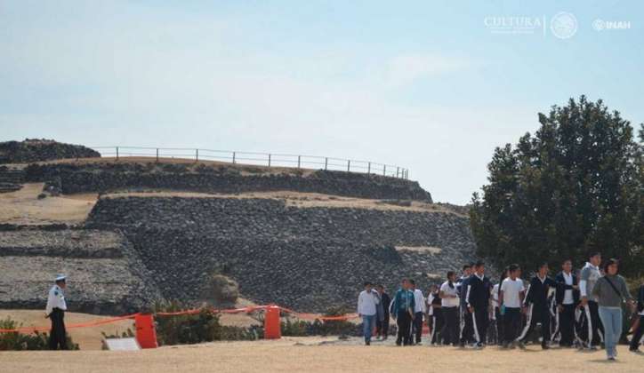 Al sur de la Ciudad de México, en la Zona Arqueológica de Cuicuilco, se brindará al público una visita guiada por esta antigua urbe : Foto © INAH