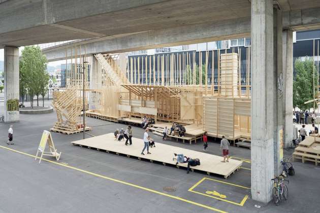 HOUSE 2 - COUNTER CITY instalación diseñada por el laboratorio ALICE de la EPFL : ©Anna Positano - www.opfot.com