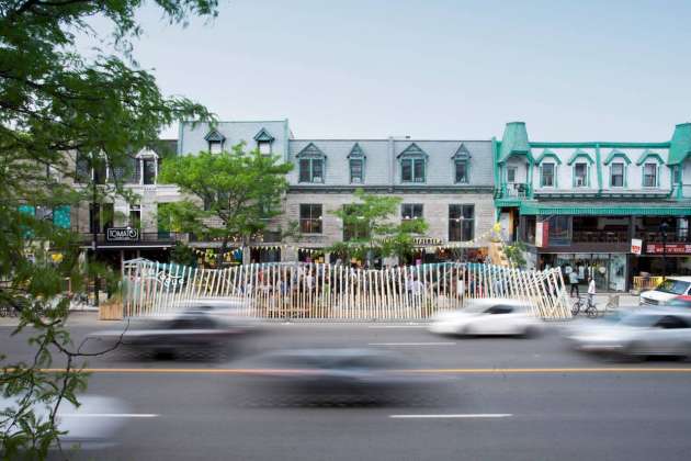 Estación La Vague en Montreal diseñada por Arcadia Studio : Photo credit © Alexandre Guilbeault