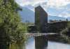 The building is expressed as taking a piece out of the rock and moving it to the opposite side of the river : Photo credit © Steinar Skaar