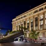 Iluminando el 180 Wellington en Ottawa, Canadá diseñado por Lightemotion : Photo credit © Gordon King Photography