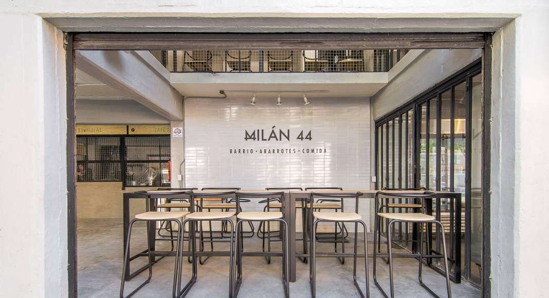 Vista Interior del proyecto Milán 44 ReUrbano diseñado por Francisco Pardo Arquitecto : Fotografía © Diana Arnau