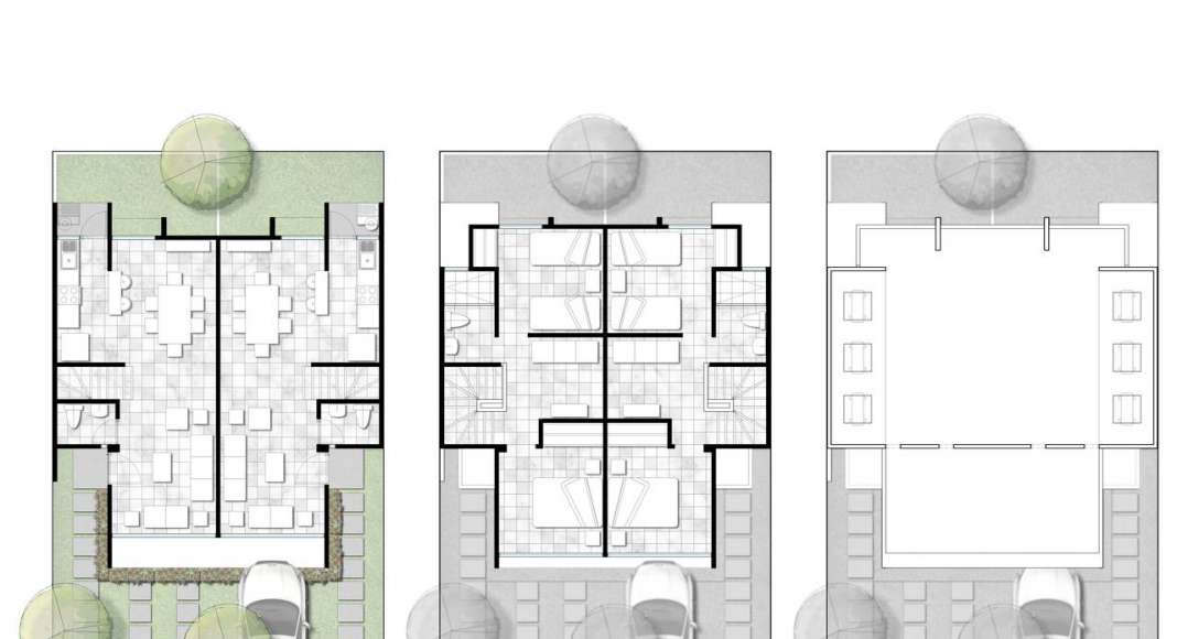 Casa Tipo en Álika Residencial un proyecto de JRA Arquitectos : Plano © JRA Arquitectos