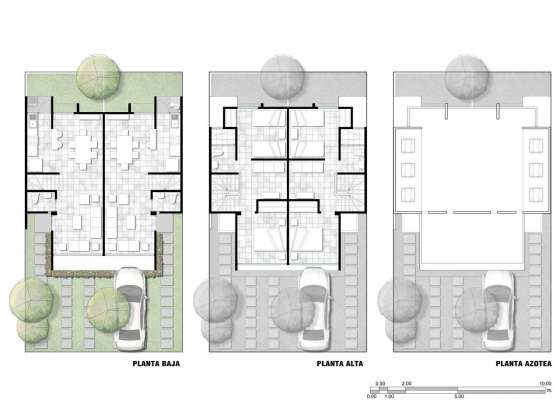 Casa Tipo en Álika Residencial un proyecto de JRA Arquitectos : Plano © JRA Arquitectos