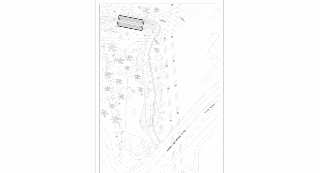 Planta de Conjunto de la Facultad de Medicina de São José dos Campos : Drawing © Kaan Architecten