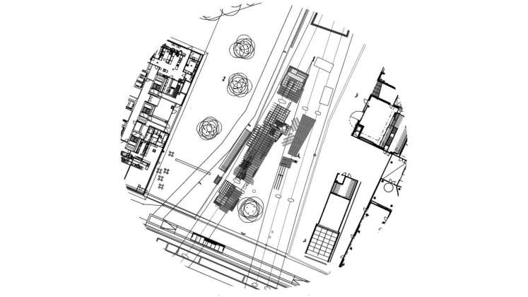 HOUSE 2 - COUNTER CITY Plan - instalación diseñada por el laboratorio ALICE de la EPFL : Drawing © Elena Chiavi