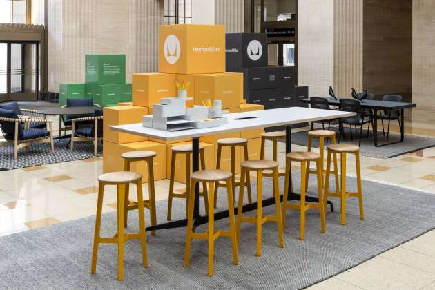 Living Office de Herman Miller cobra vida en NeoCon 2017 : Fotografía © Herman Miller México