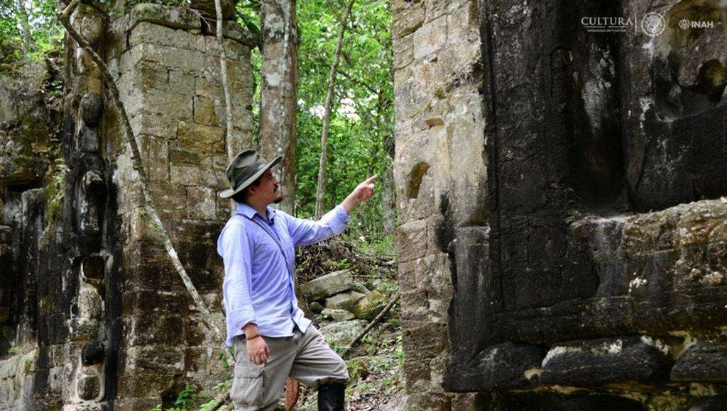 Octavio Esparza, investigador del Centro de Estudios Mayas de la UNAM. Foto: Mauricio Marat. INAH